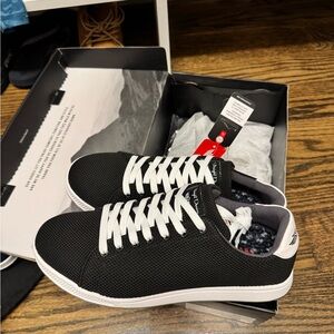 Classic Black and White Athletic Sneakers